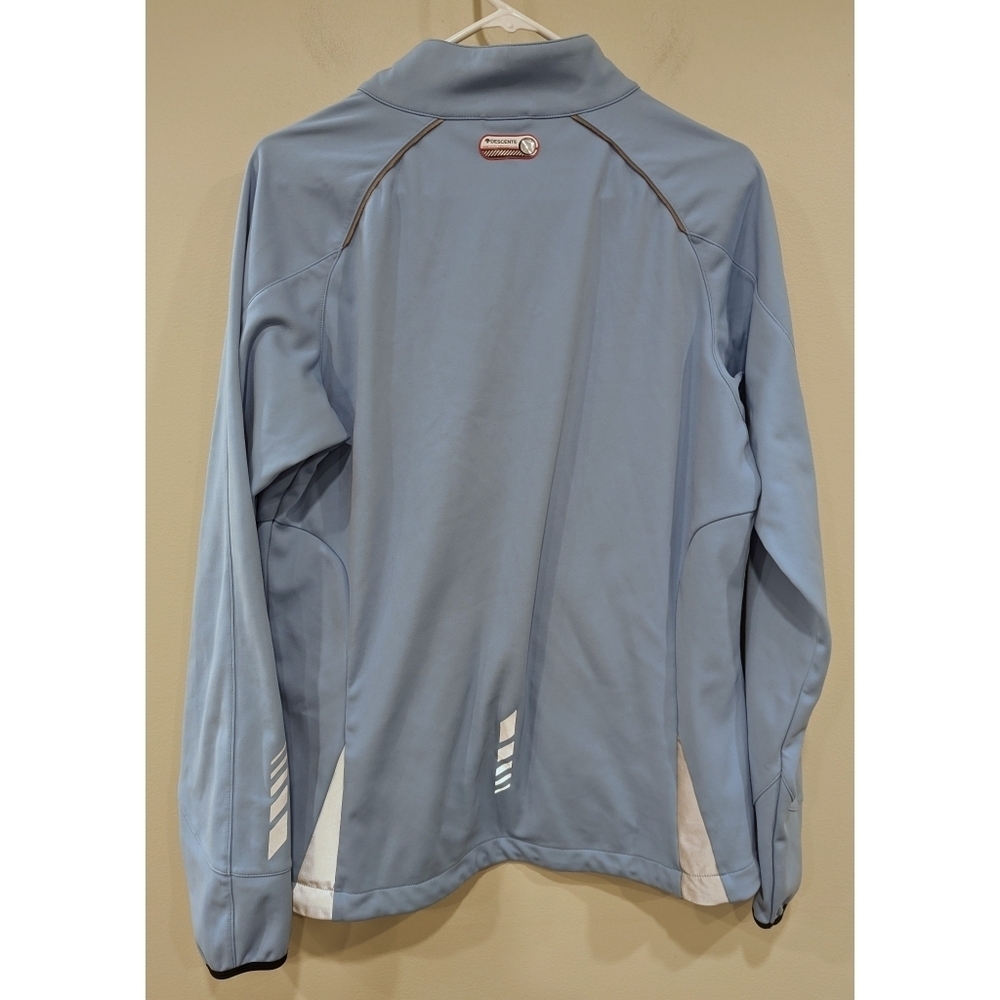 Descente Light Blue Performance Full Zip Jacket S… - image 4